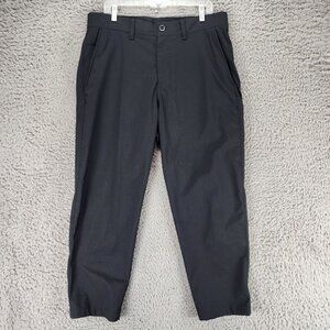 Lululemon Pants Mens 34x27 Black Stretch High Rise Chino *GUC*